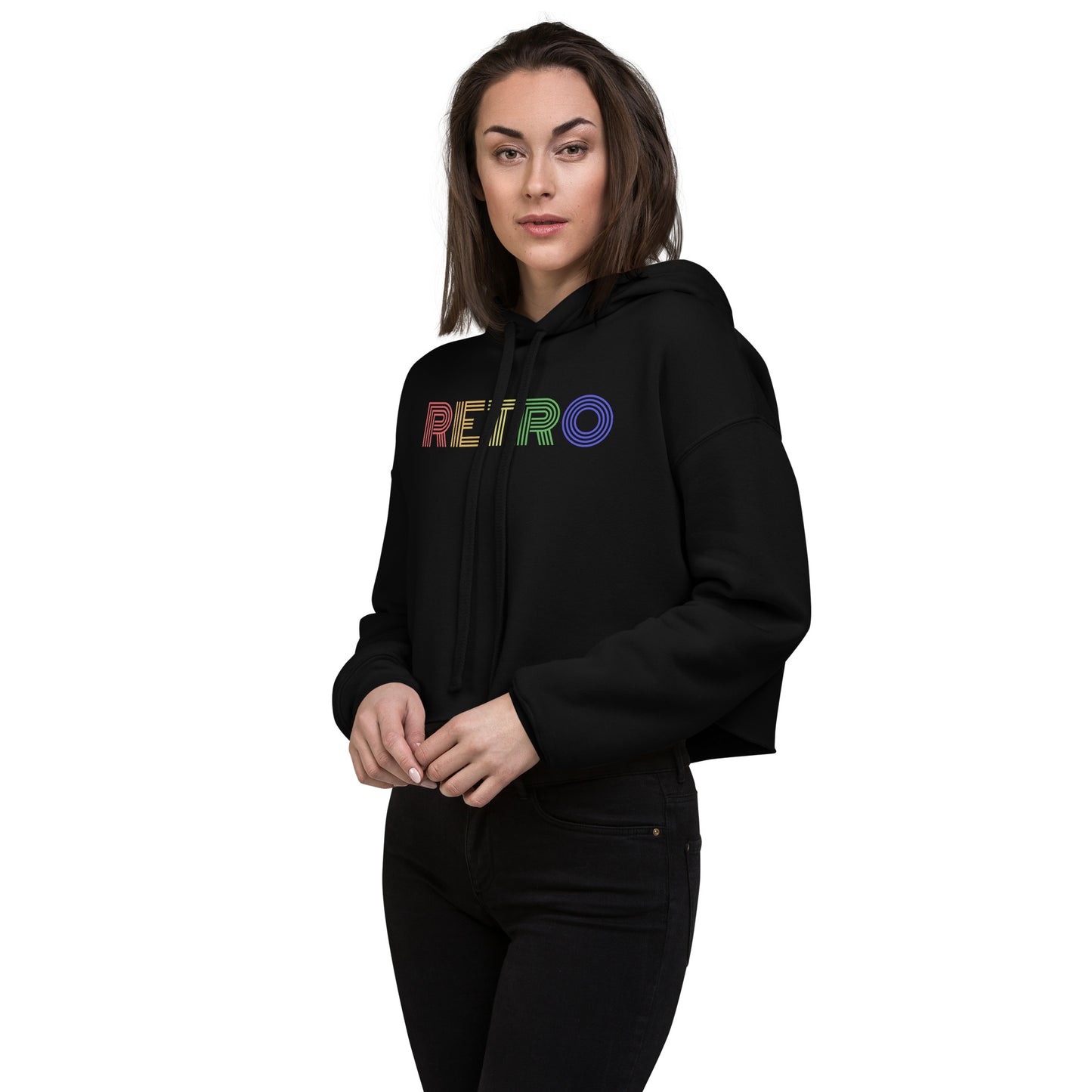 RETRO - Crop Hoodie (Bella + Canvas)