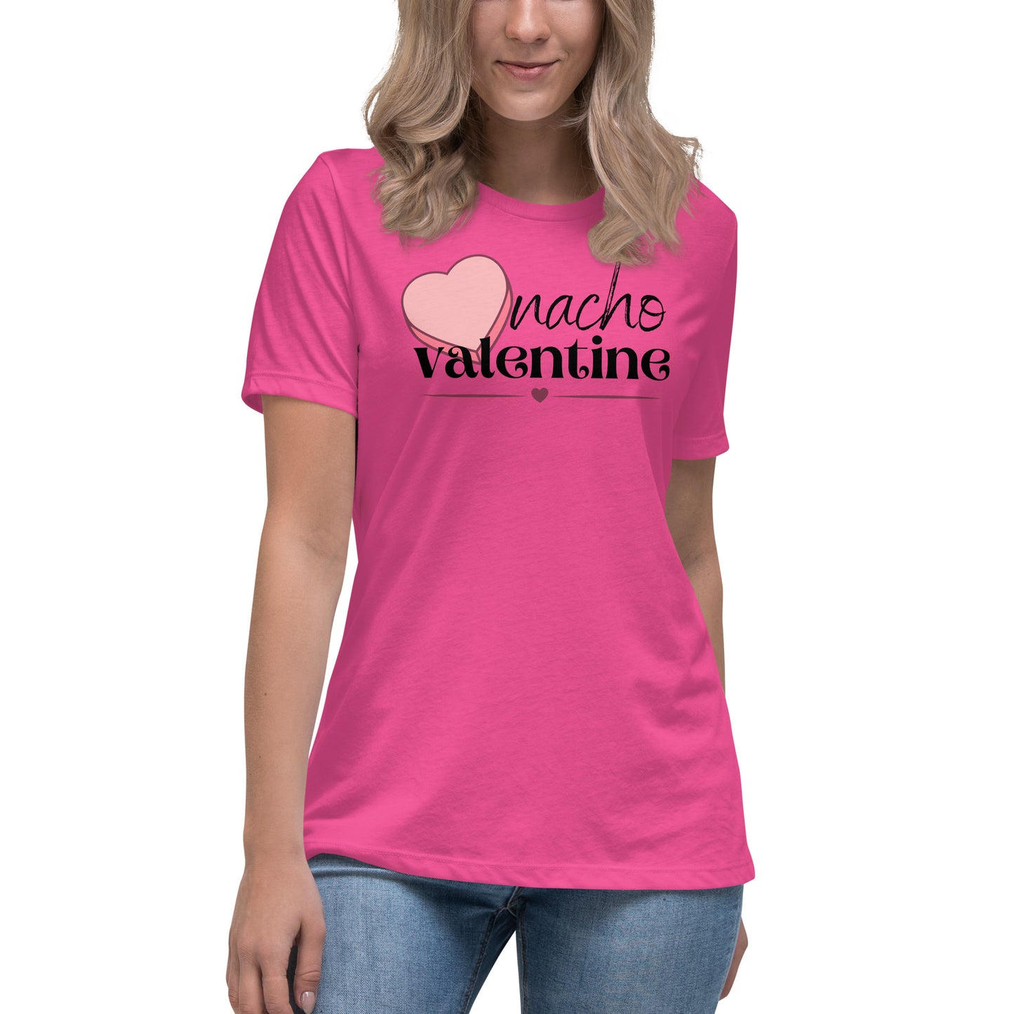 Nacho Valentine - Women's Relaxed T-Shirt (Bella + Canvas)