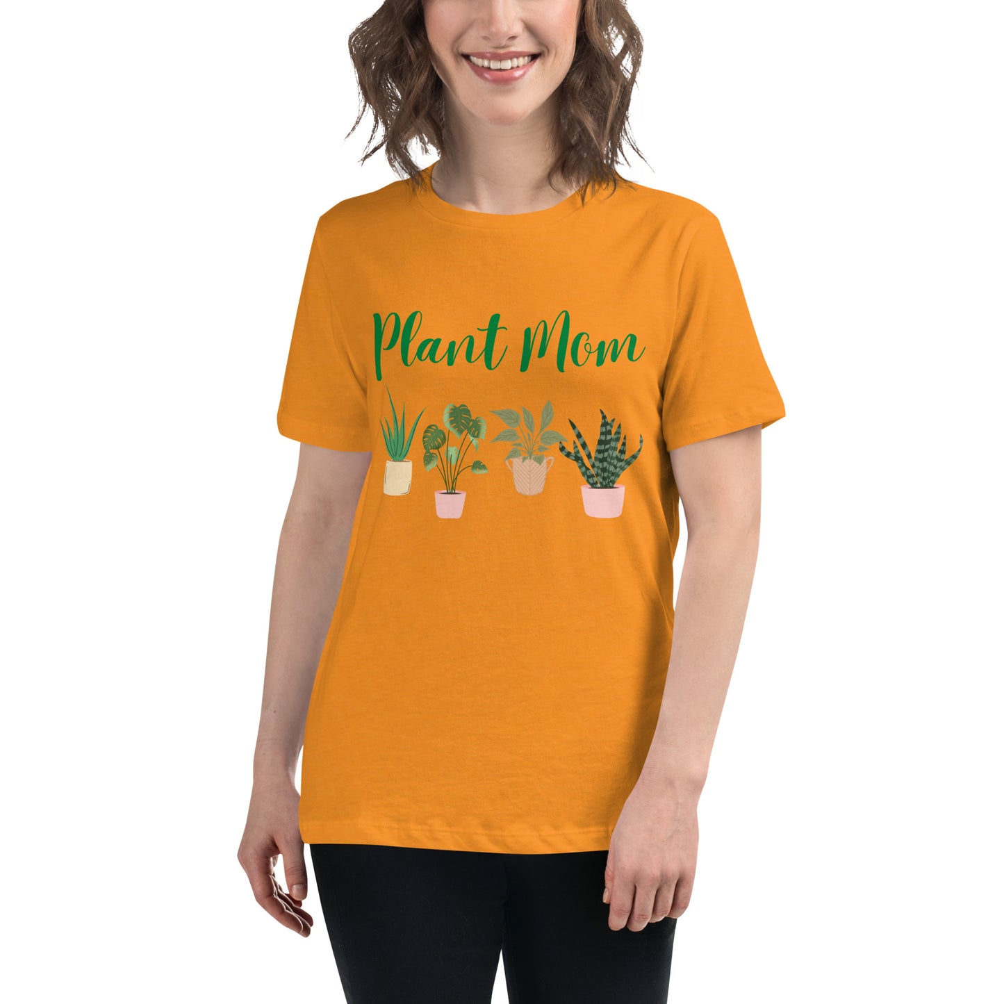 Plant Mom Women's Relaxed T-Shirt (Bella + Canvas)