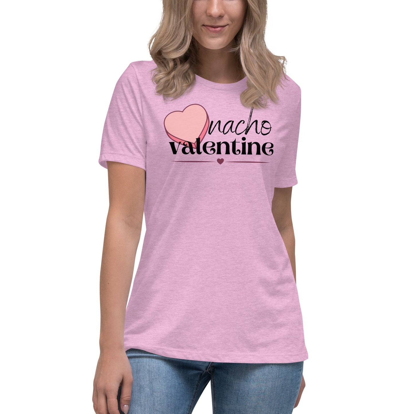 Nacho Valentine - Women's Relaxed T-Shirt (Bella + Canvas)