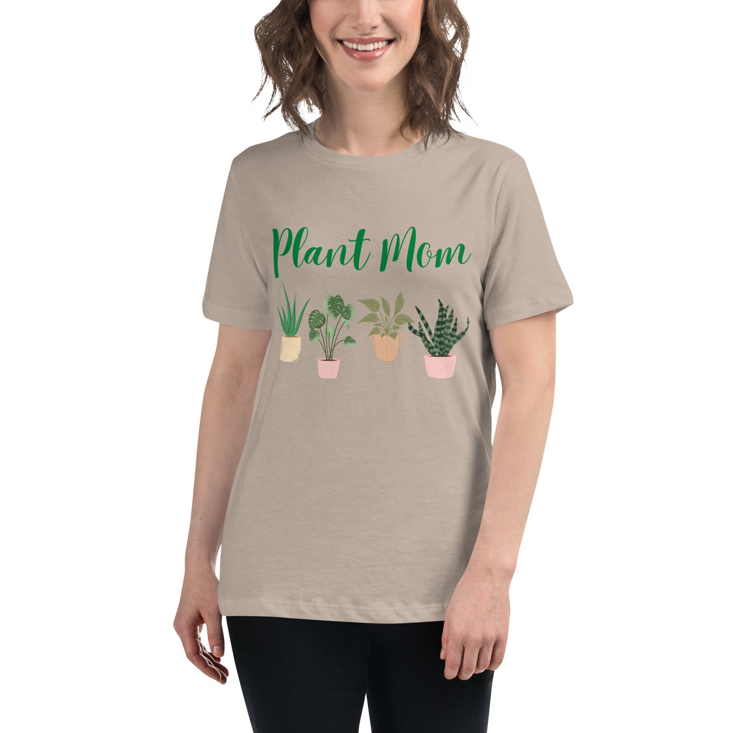 Plant Mom Women's Relaxed T-Shirt (Bella + Canvas)