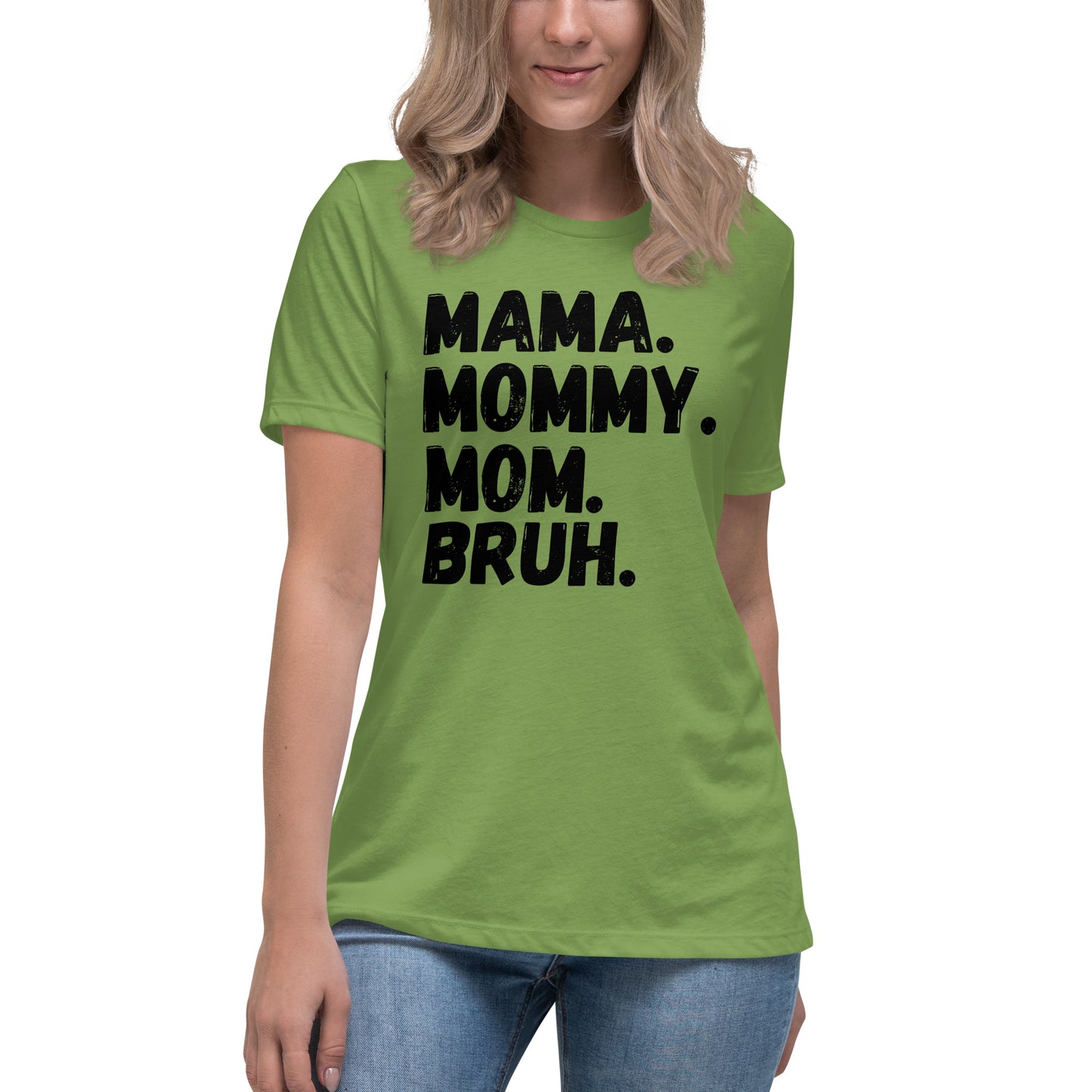 Stages of a Mom - Women's Relaxed T-Shirt (Bella+Canvas)