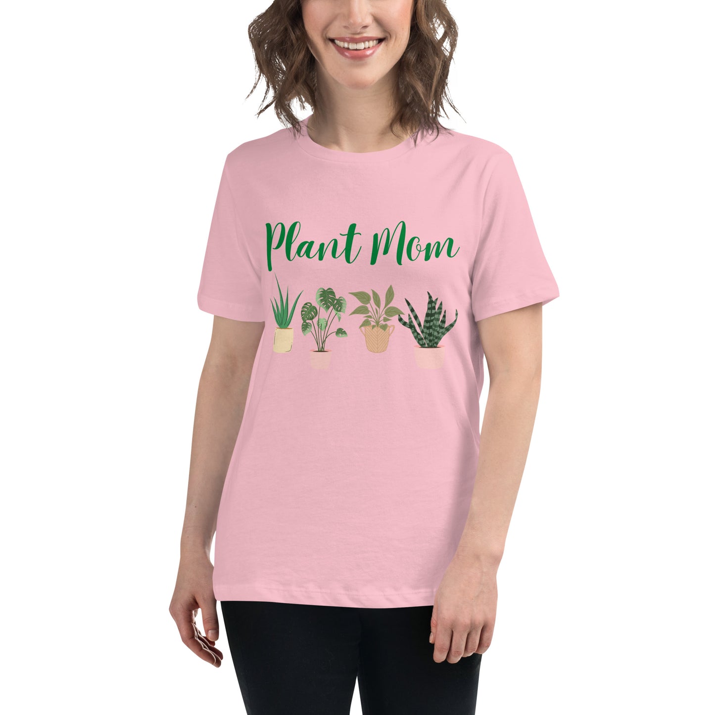 Plant Mom Women's Relaxed T-Shirt (Bella + Canvas)